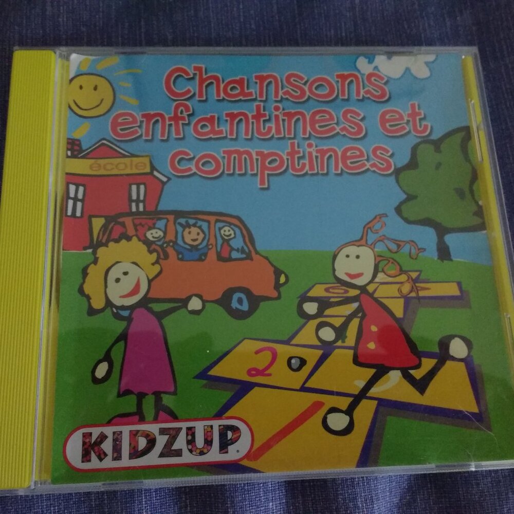 Chansons Enfantines et Comptines CD Kidzup 2001 Used French